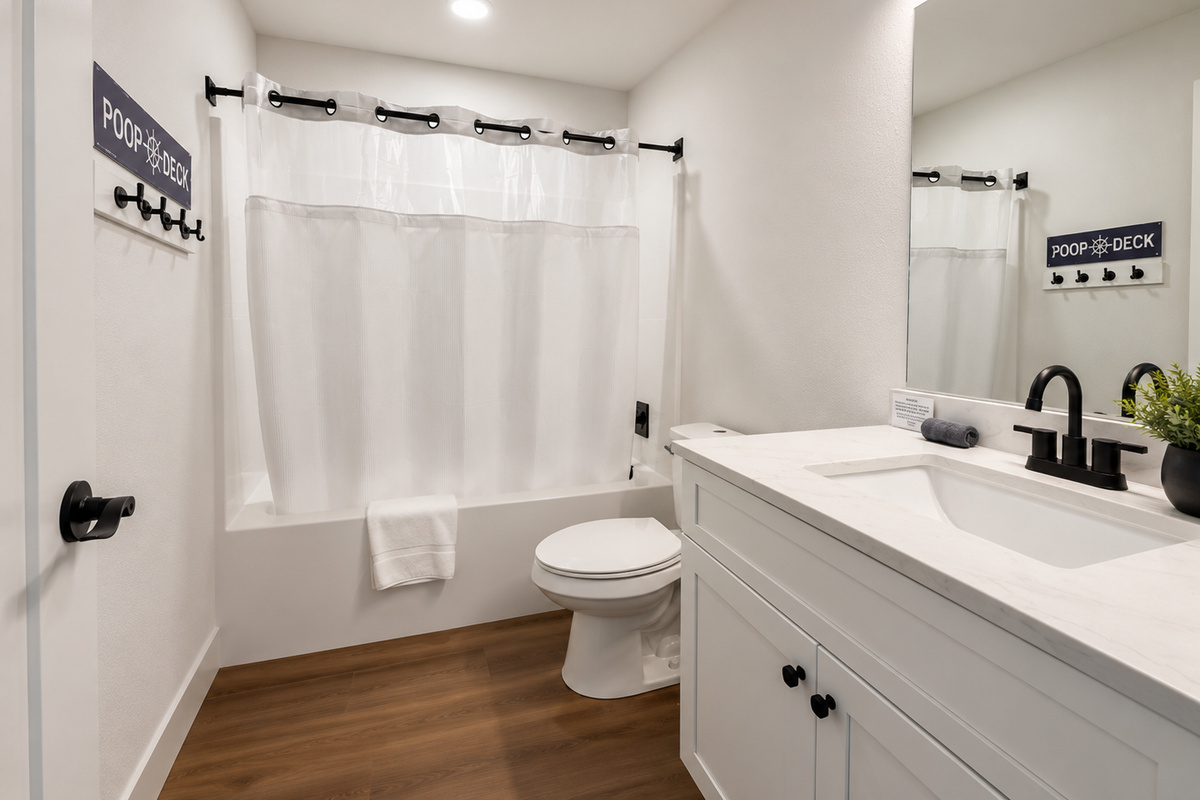 typical bathroom layout