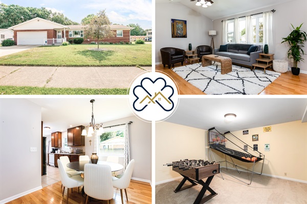 TDJ Getaway<>4BR Home w/game room