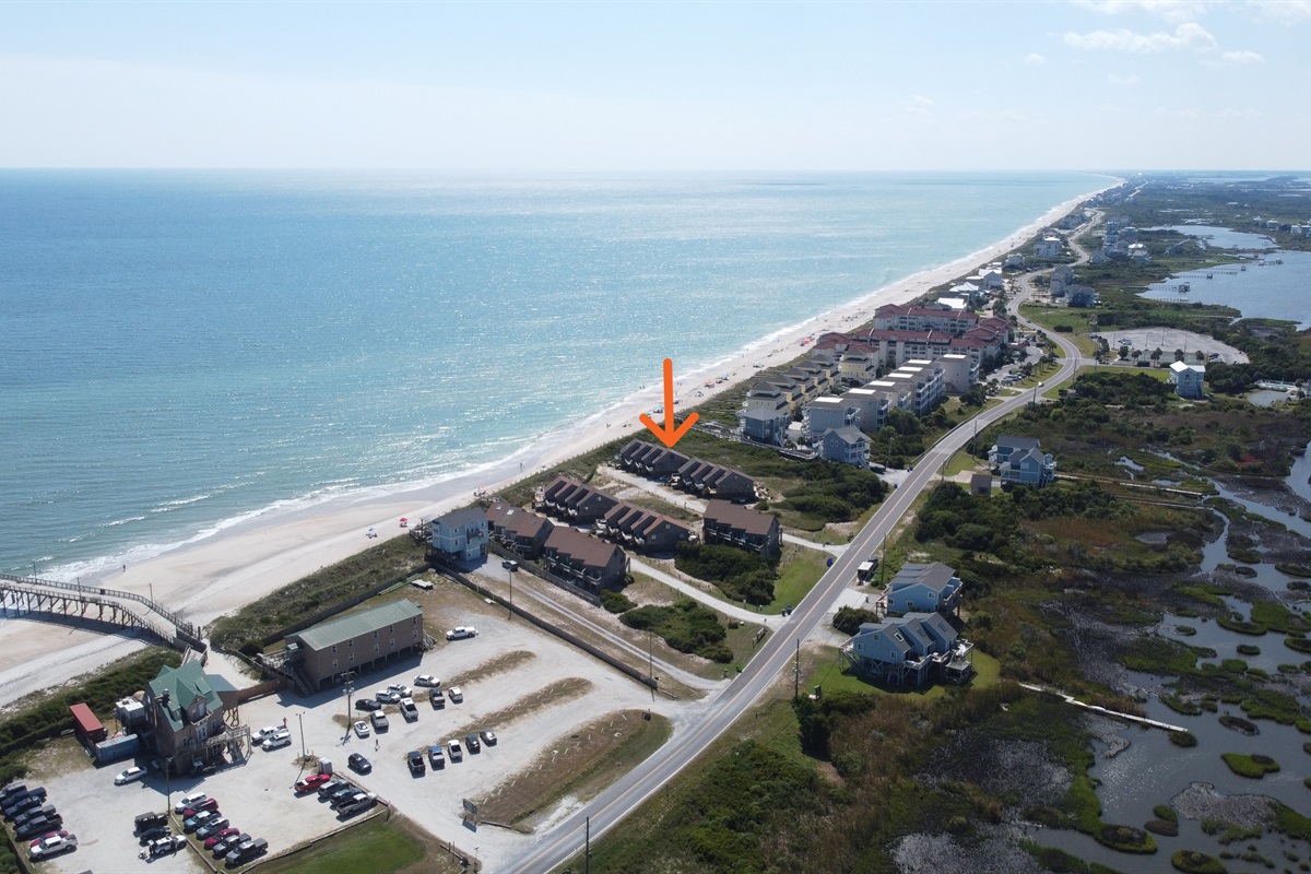 Aerial of "Villa On The Blue"