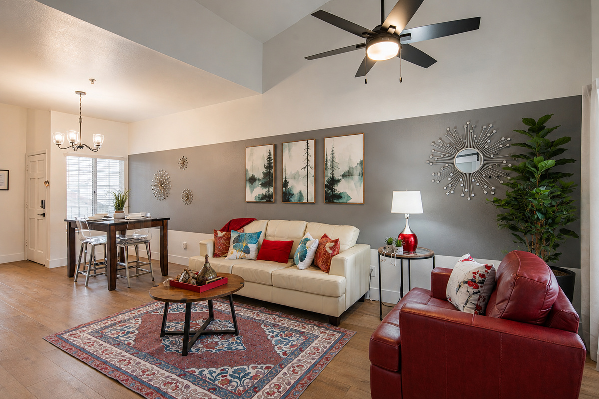 Plush comfort meets modern living.
