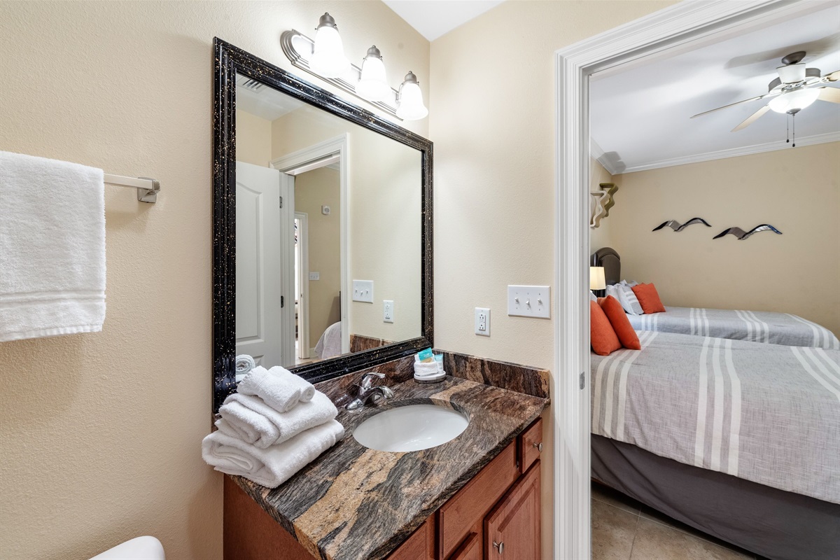 Bathroom with tub/shower combo