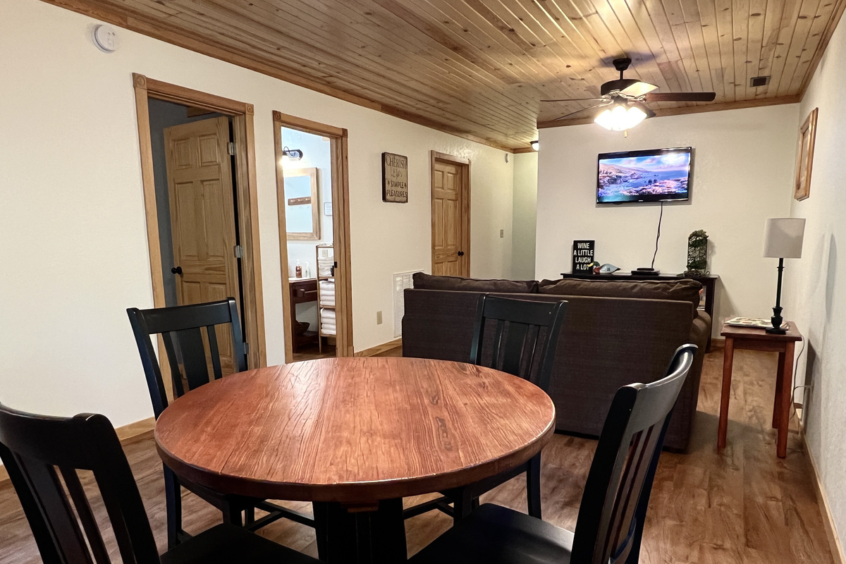 Entertainment room offers another great area to gather.