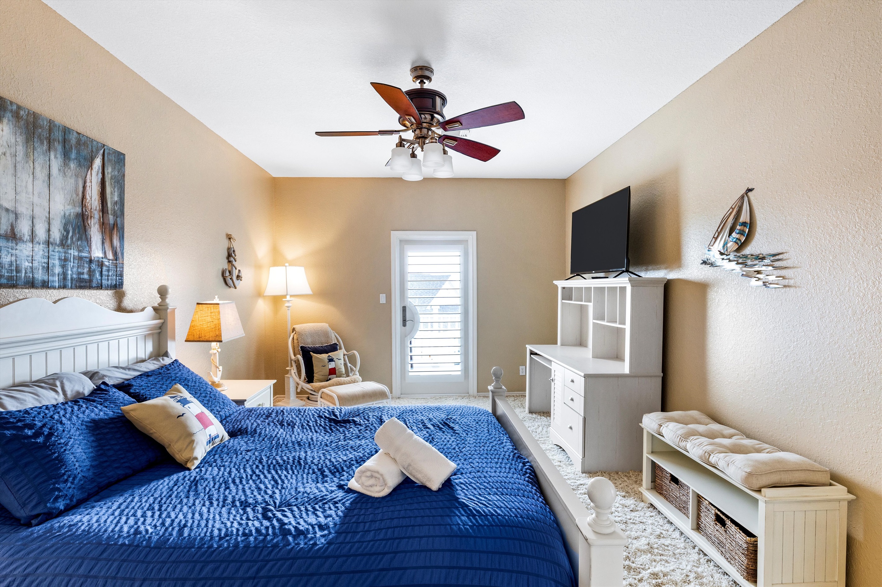 Rest easy after beach days.