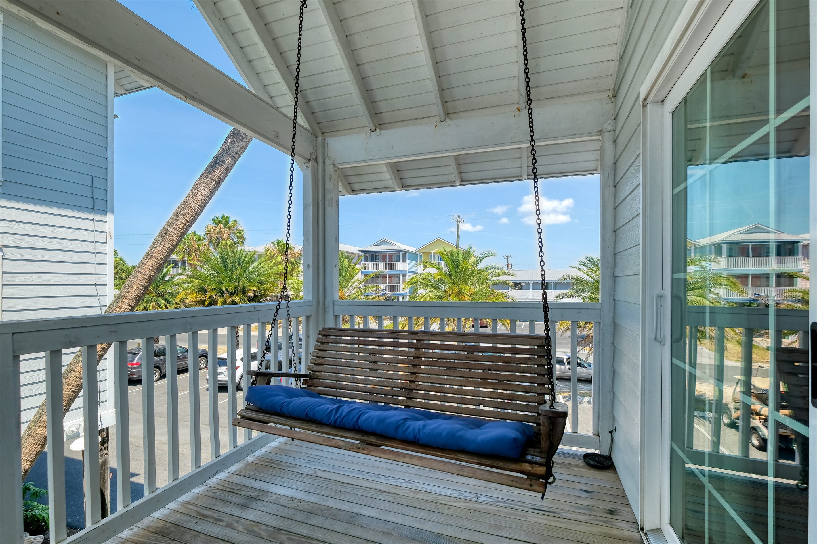 Relax on the porch swing