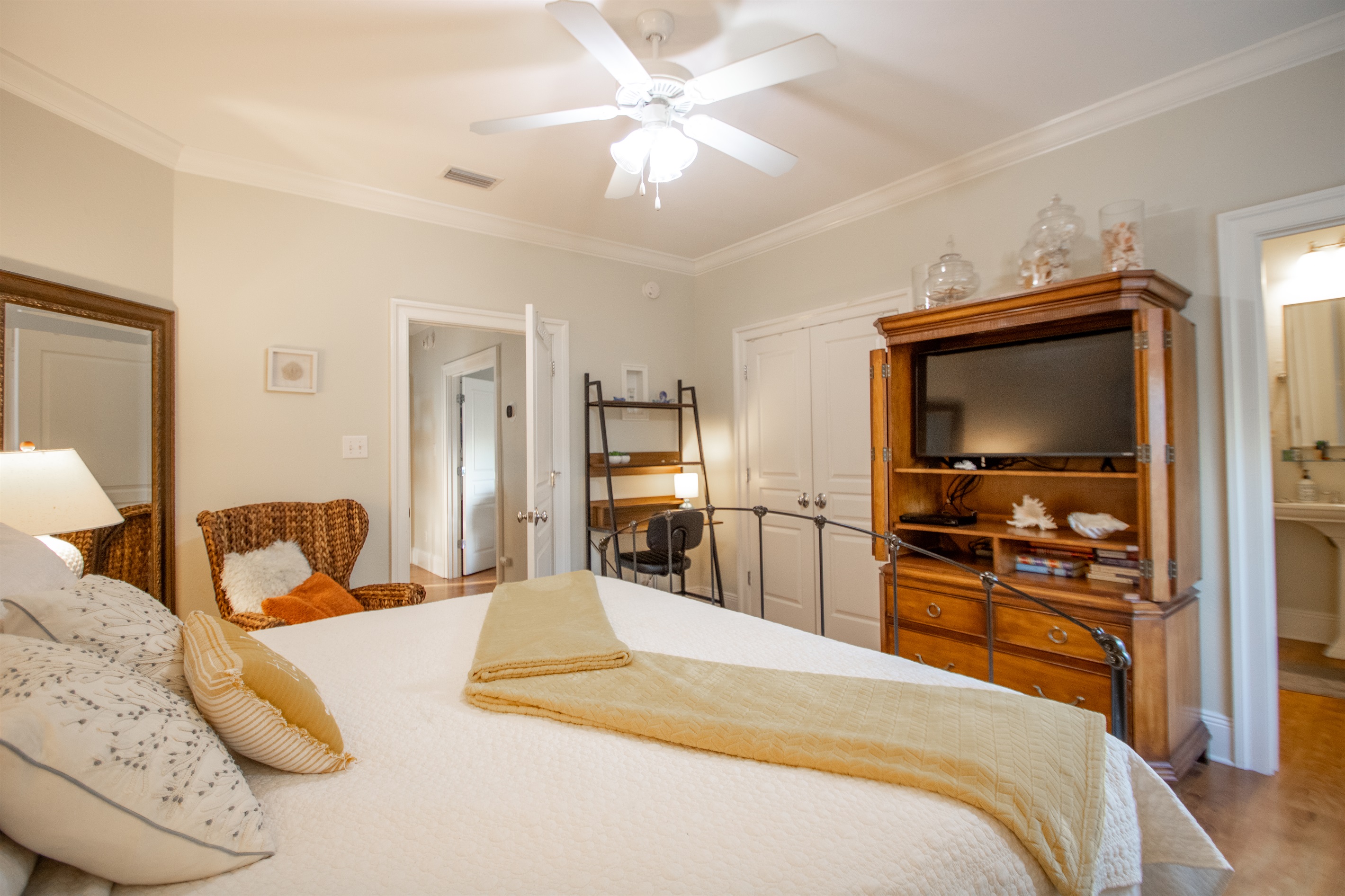 Master Bedroom with Desk Area