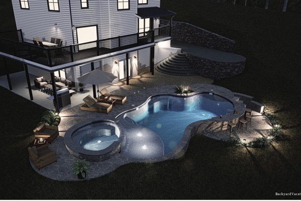 Pool and hot tub completed by 3/26/26