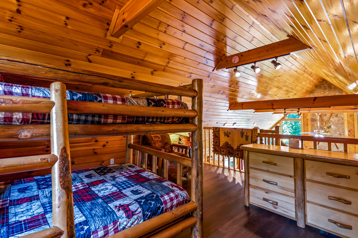 Loft are open to lower level