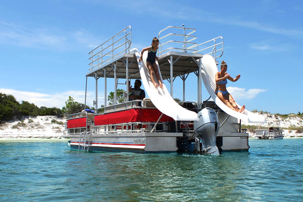 Pontoon boat rentals. Local-area attraction or activity; off-property and not included with your stay.