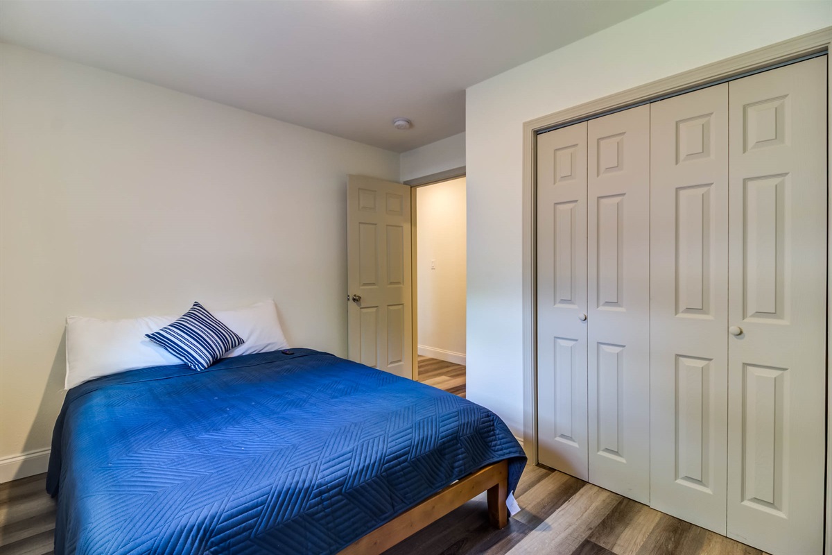 Secondary bedroom w/ closet space 