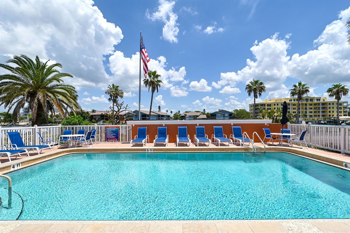 Community heated pool