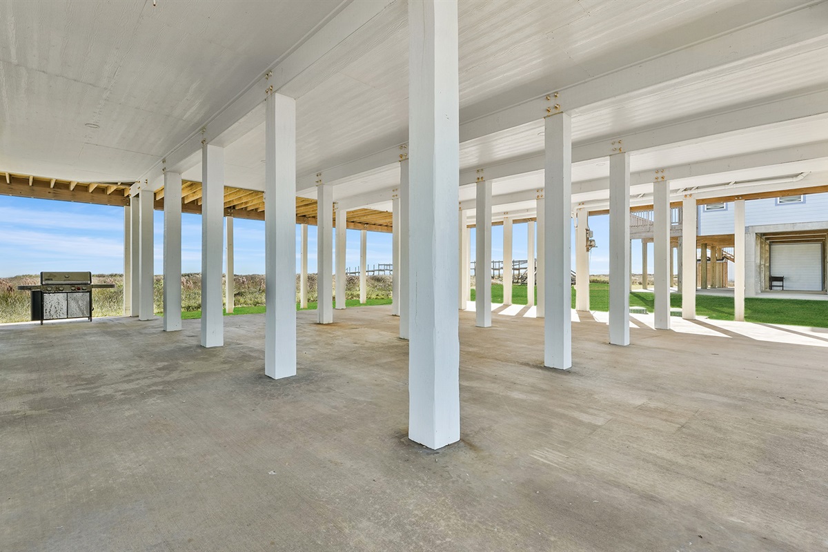 Expect plenty of light and air, even under the house.