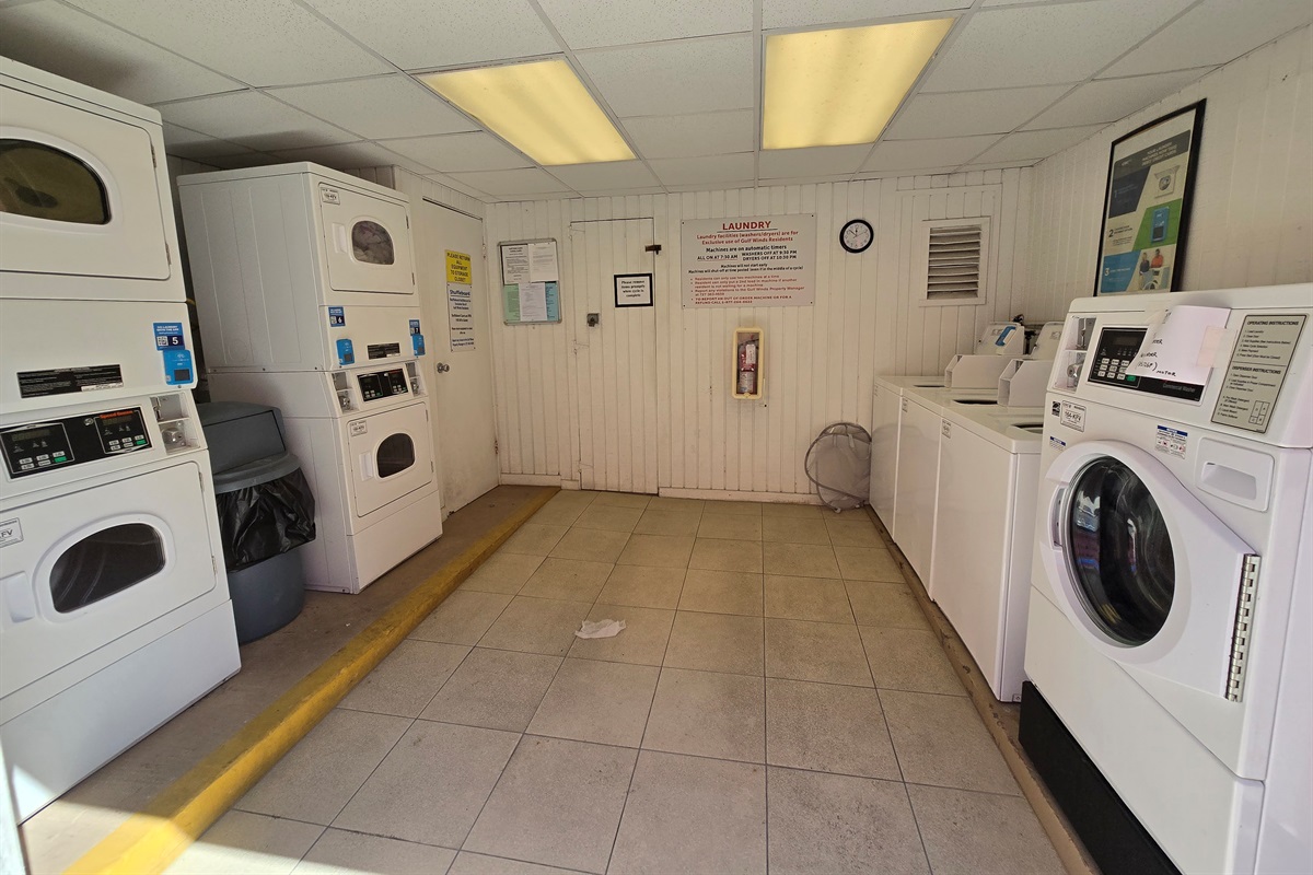 Coined Laundry Room on site