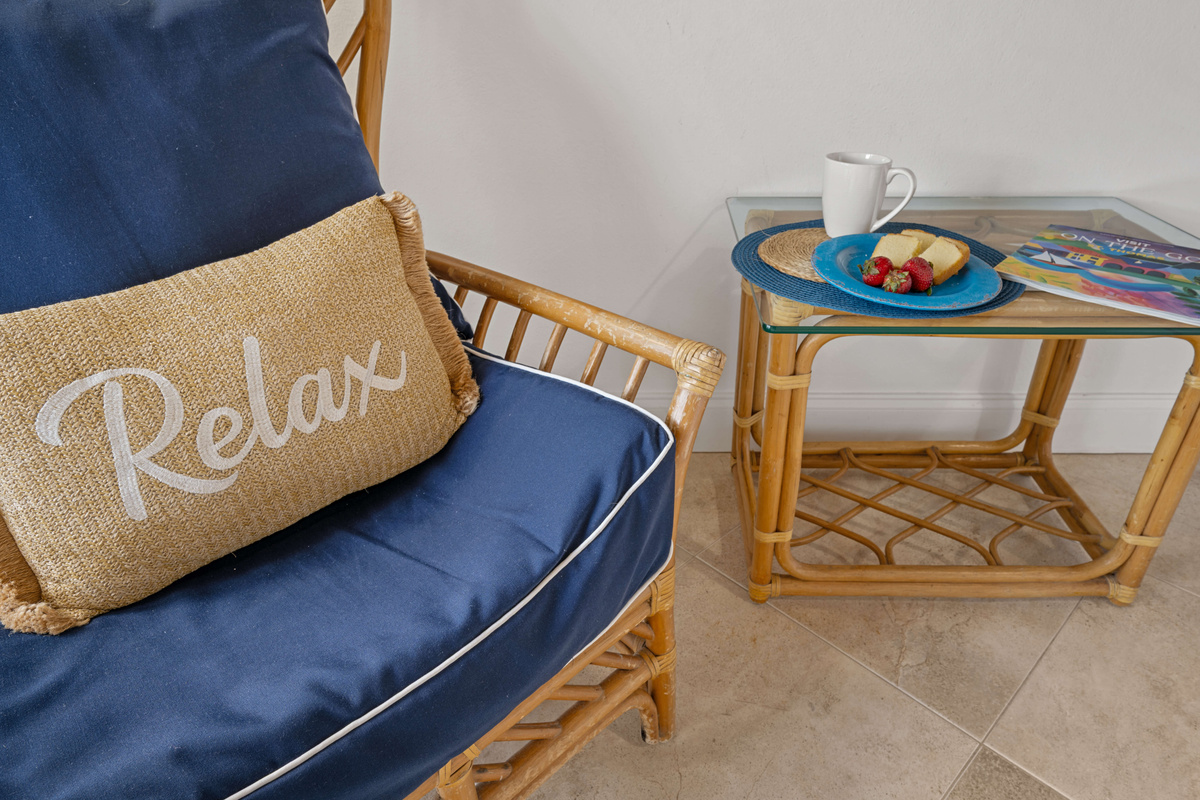 Sit back, unwind, and enjoy the peaceful atmosphere of the primary suite.