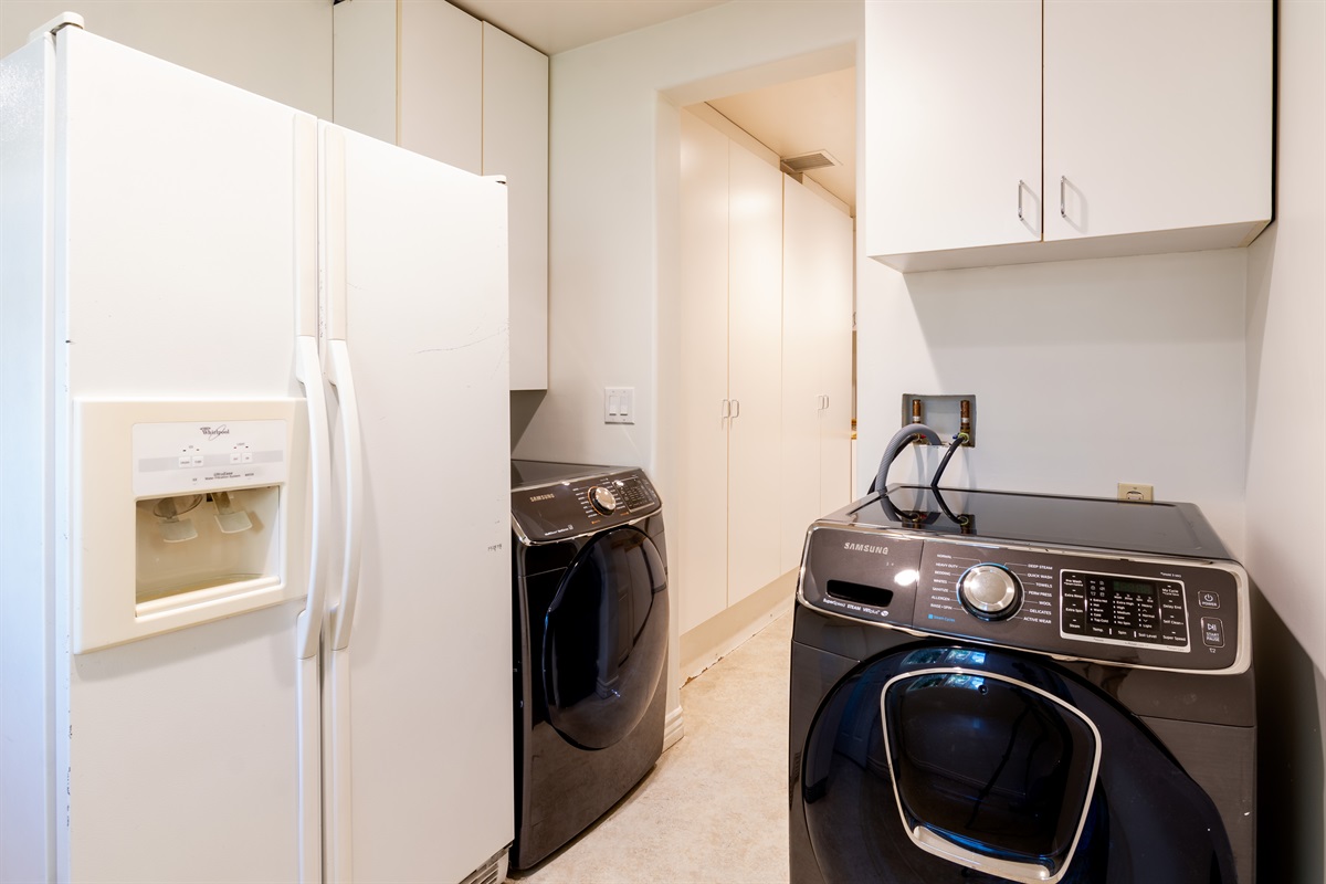 Washer and dryer on premises