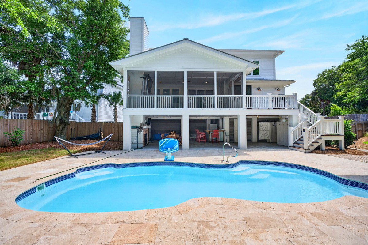 Private Pool | Driftwood Dreams | 105 Forest Trail | Isle of Palms, SC | IOP Escapes