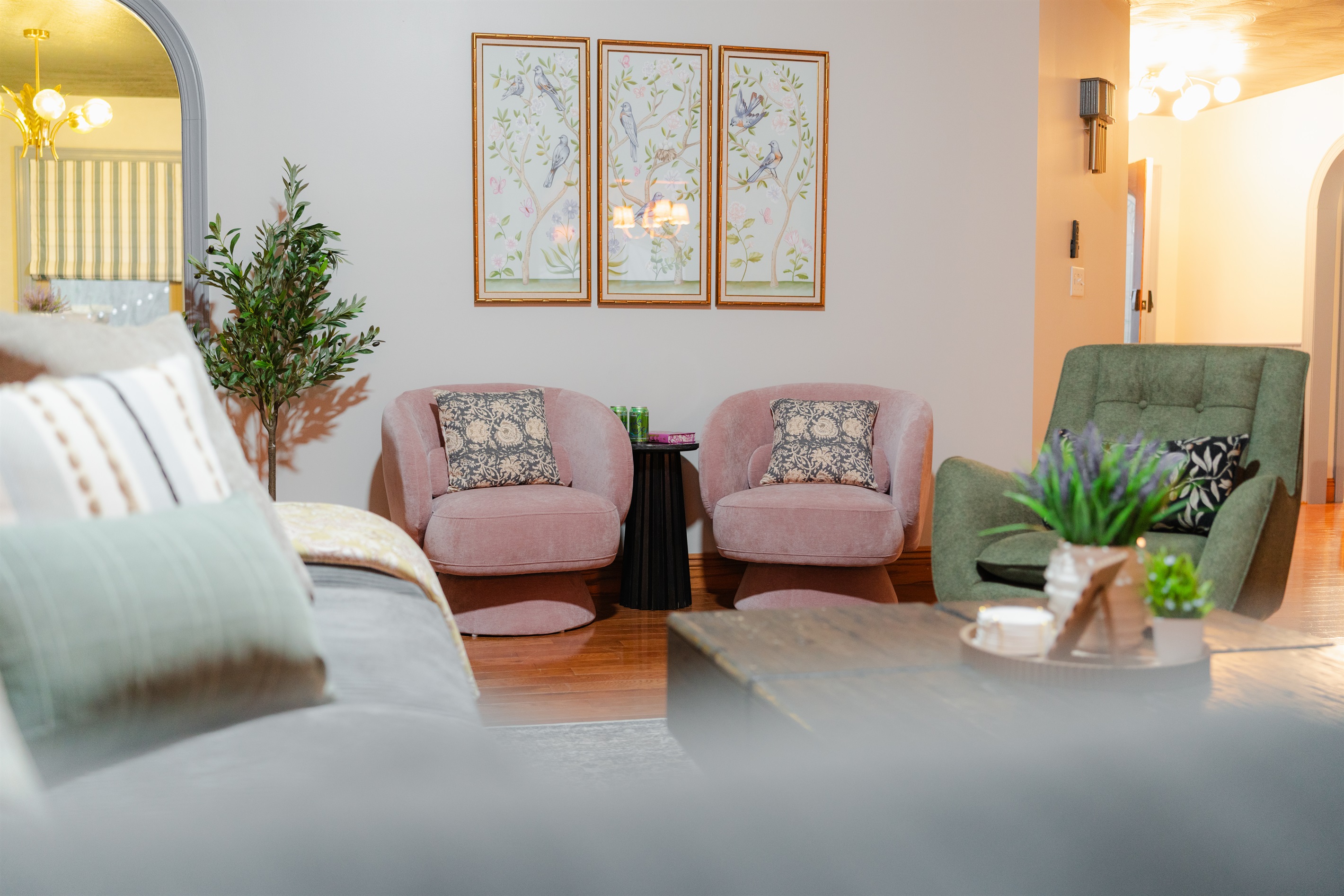 A lounge spot that’s great for winding down and spending time together.