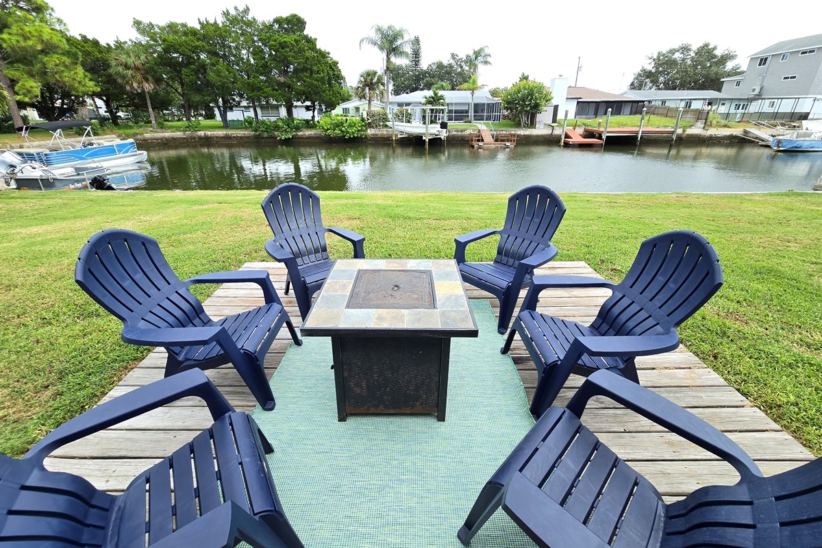 Seating on back deck