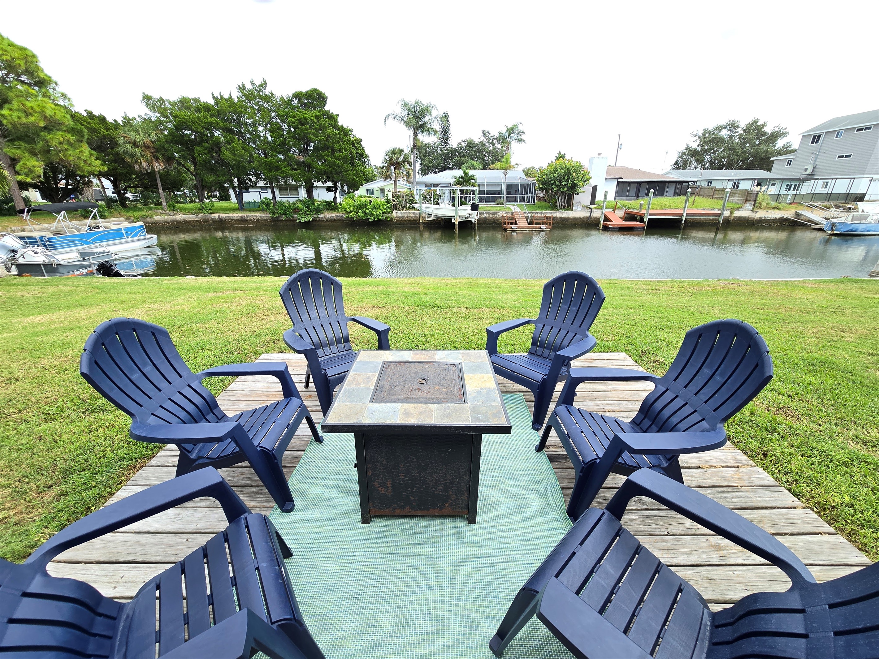 Seating on back deck