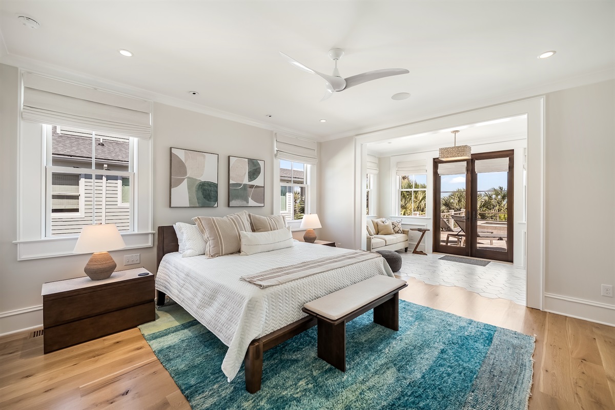 Primary King Suite | Beach Shelter | 3708 Palm Blvd | Isle of Palms, SC | IOP Escapes