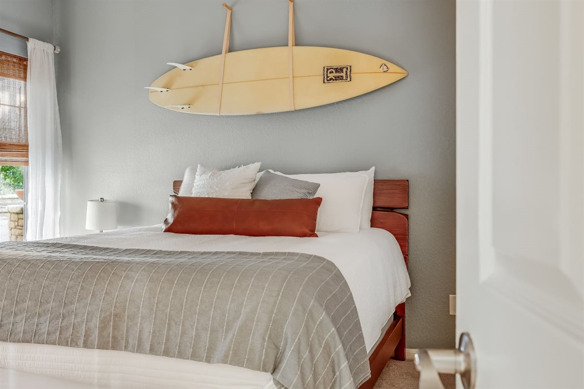 Queen Bed in Guest Bedroom