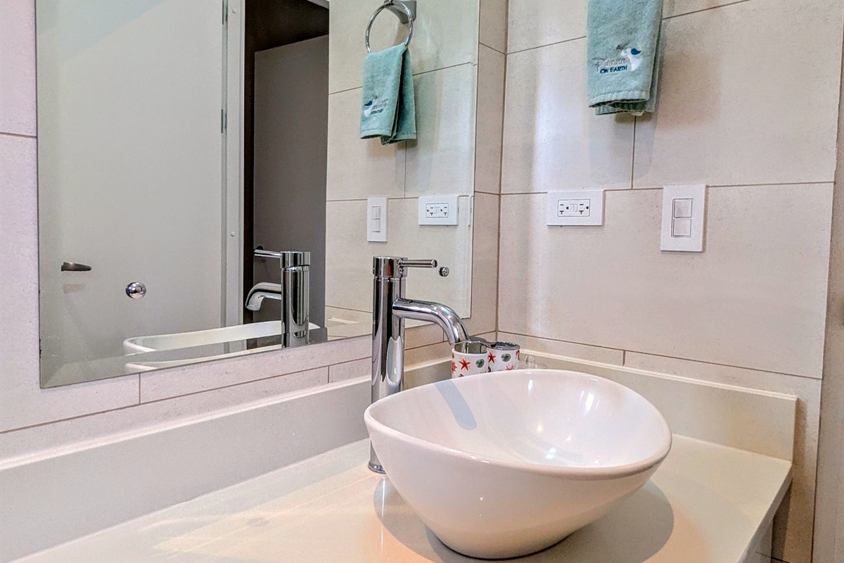 Upstairs Guest Bathroom Sink