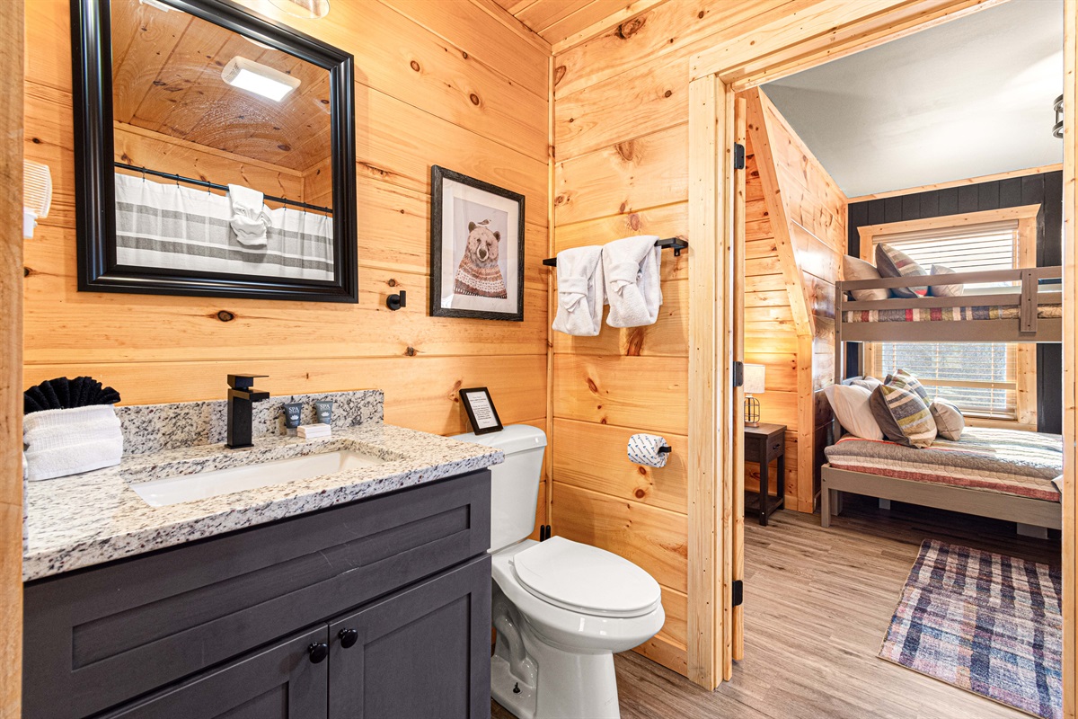 Bathrooms are attached to the bedrooms.
