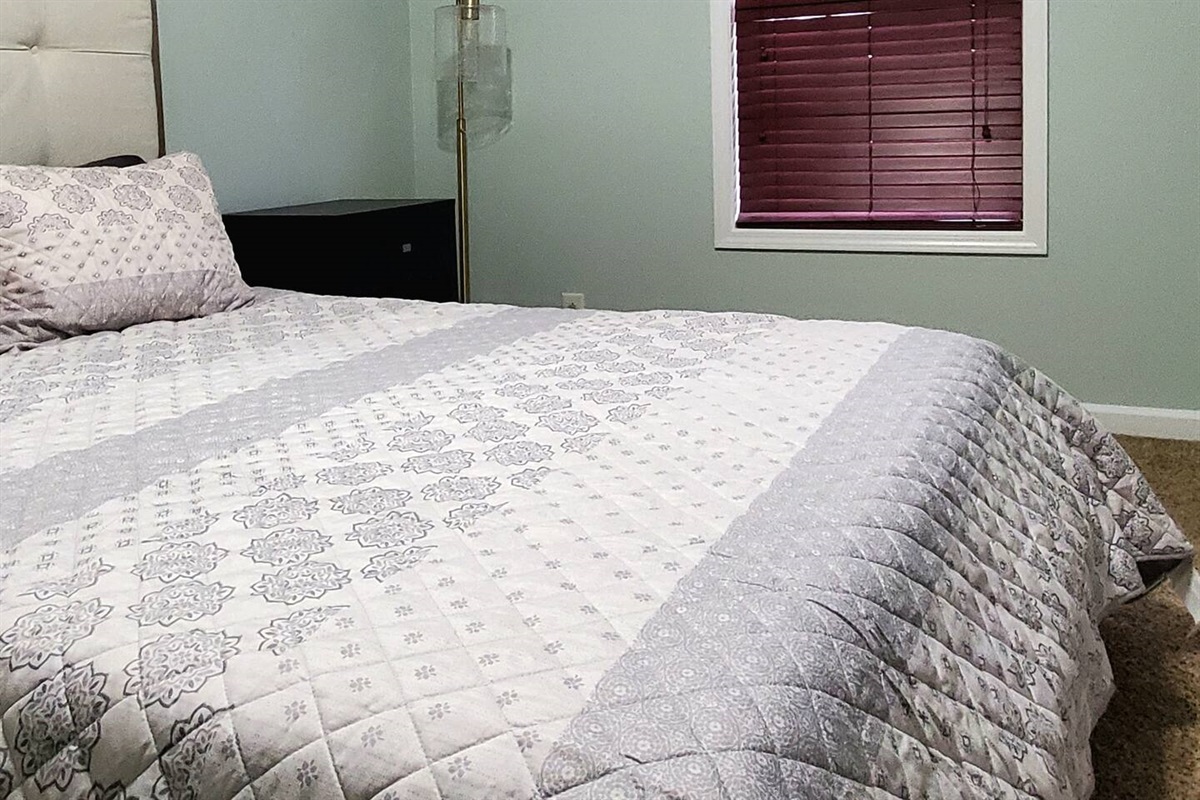 USB port on the headboard to charge your important devices. High Speed Wi-Fi throughout the entire space and plenty of bandwidth for all of your devices. Work from home in our massive 10 person home, fully stocked.