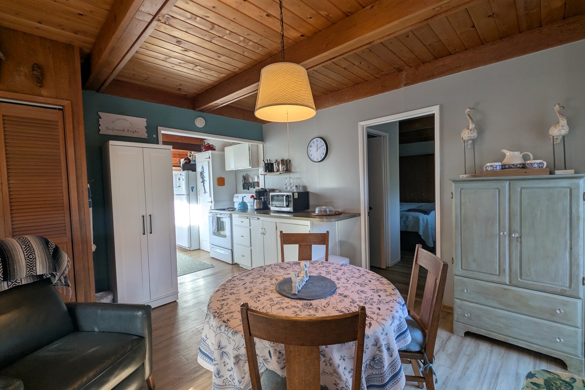 small table in family room