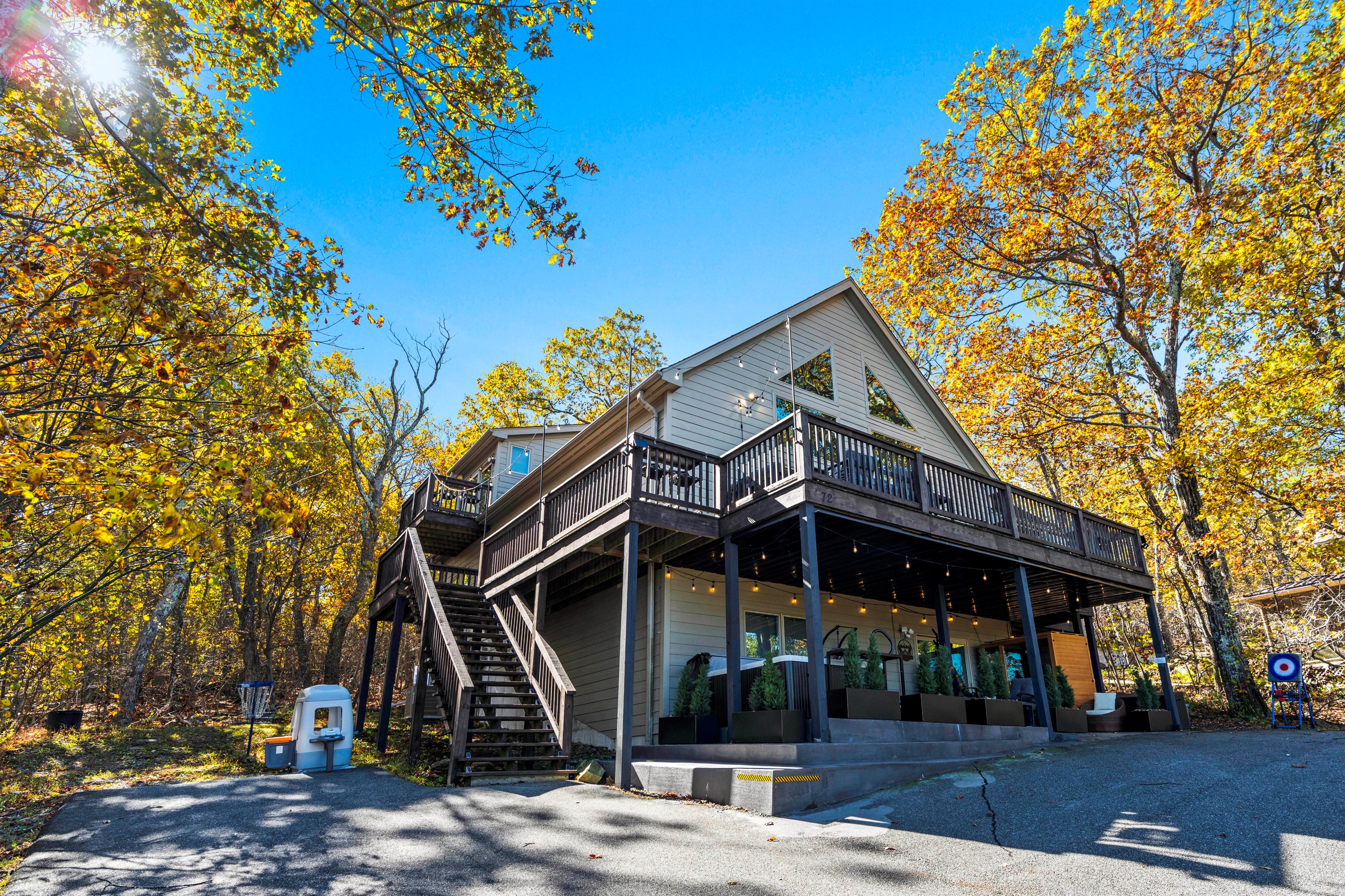 Architect-designed lines, elevated decks, and a glowing welcome — Chateau Greenstone stands apart before you even step inside