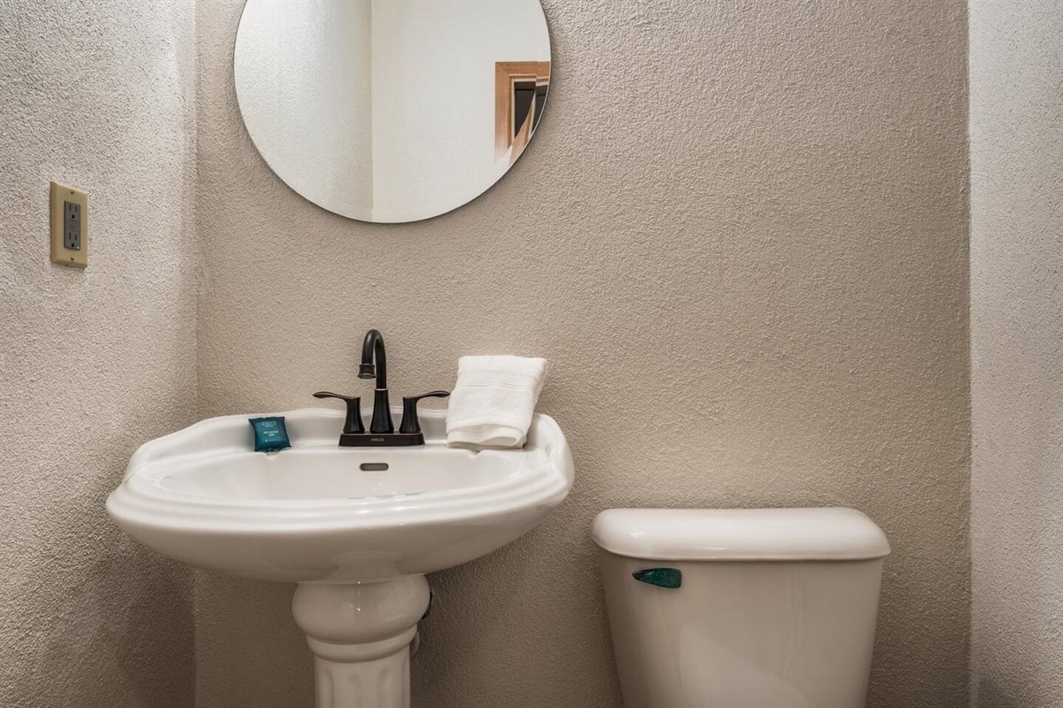 Comfortable and beautifully designed bathroom.