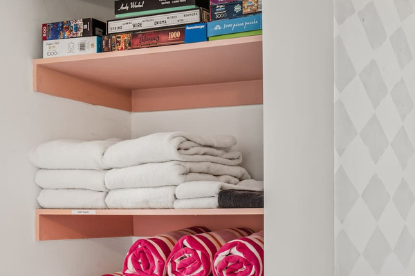 Games & Towels near by 2nd Bathroom