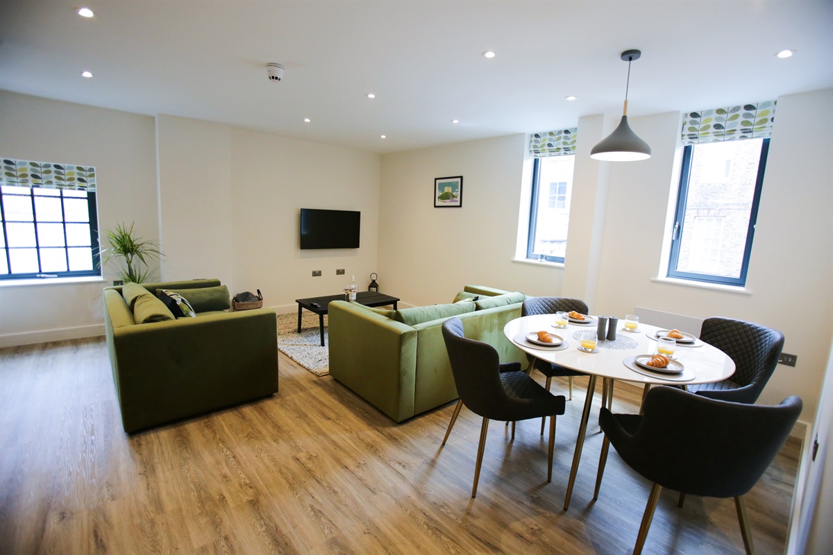 Lounge in 2 bed apartment