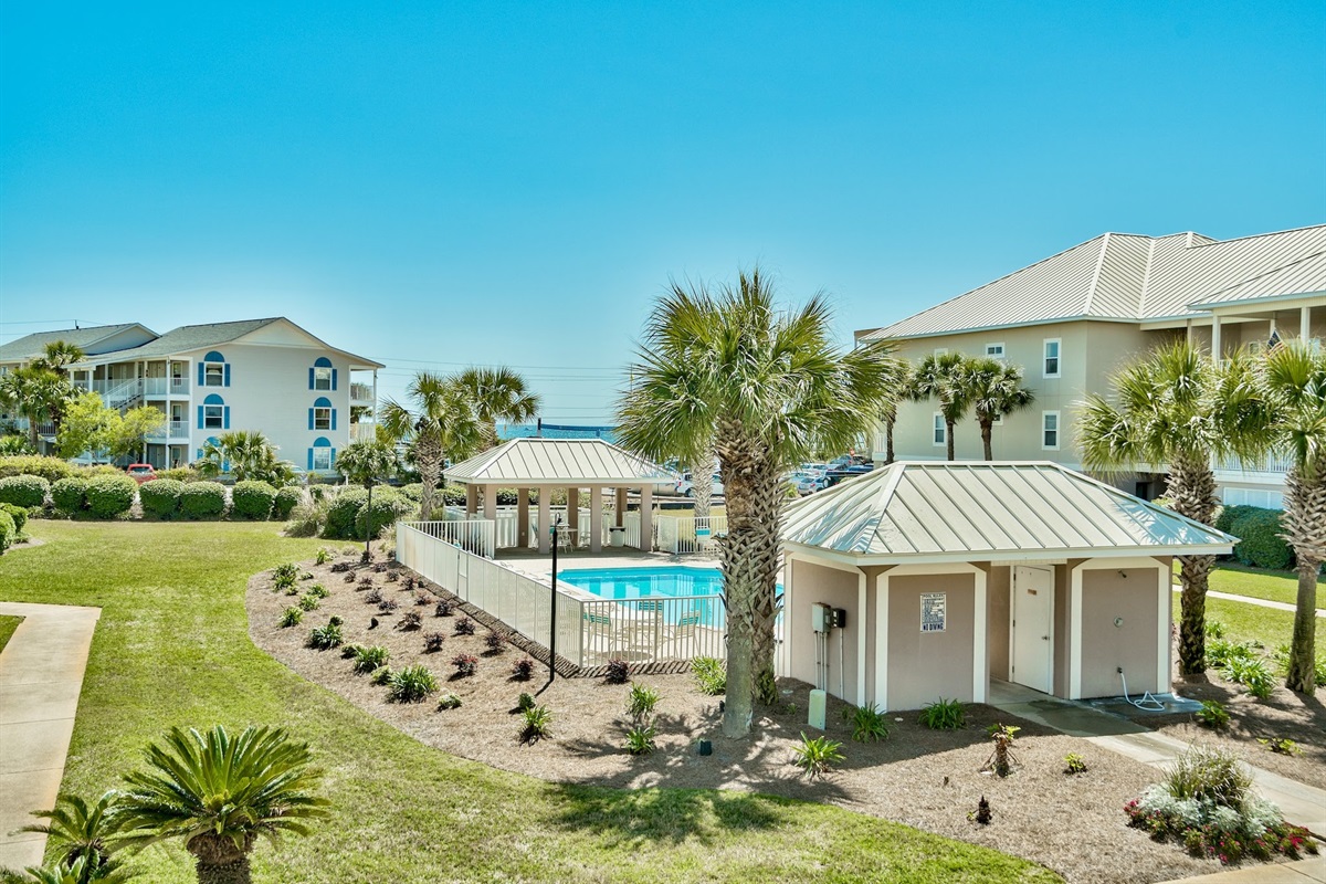 Your beach! Has restrooms, showers and handicap access.