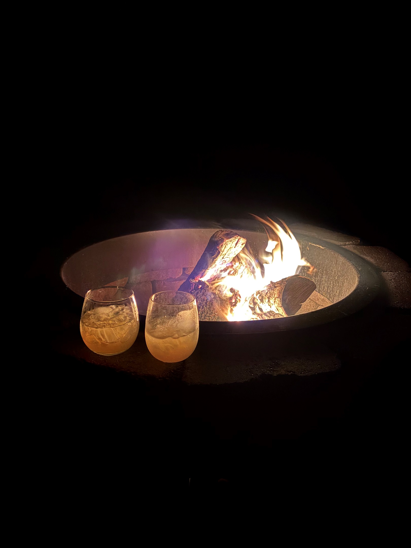 Enjoy s'more or your favorite beverage by the fire pit.