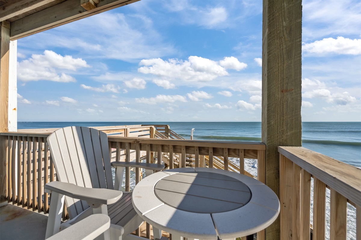 Views down the beach!