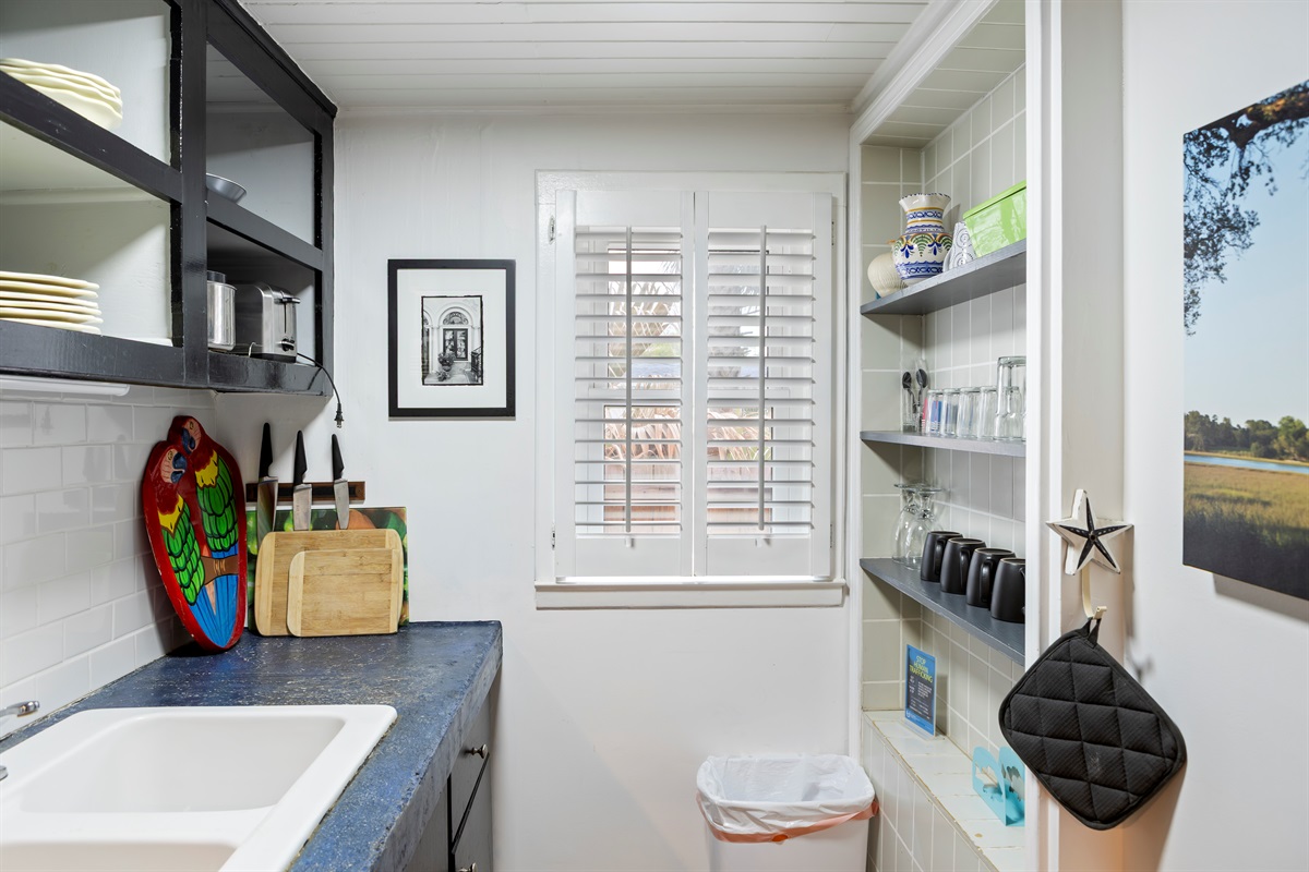 Well-stocked kitchen