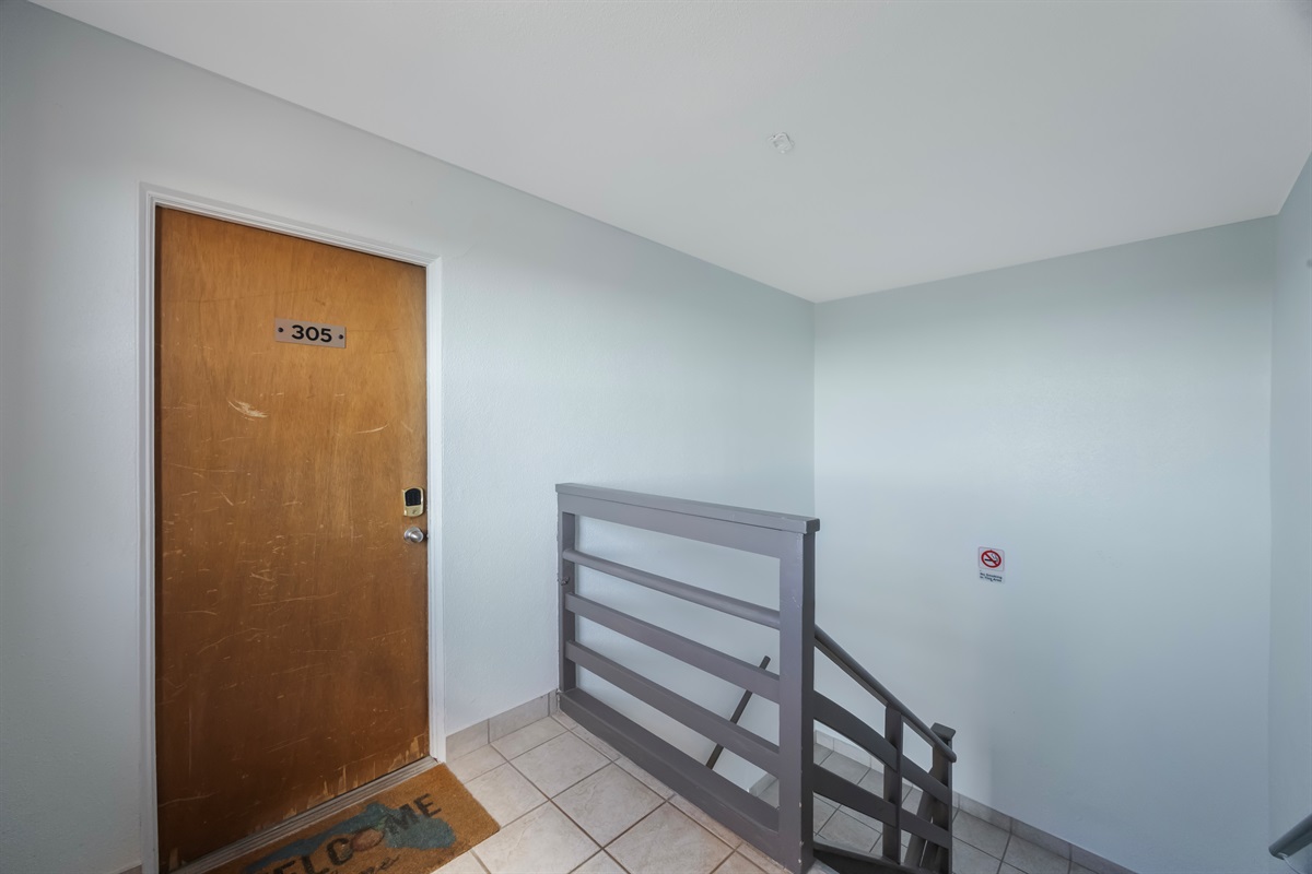 On the 3rd floor, there is no elevator