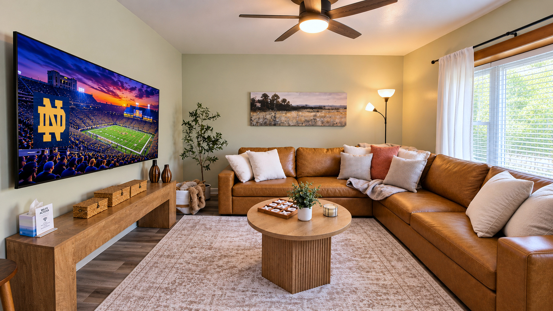 Your home base for football weekends, family visits, and time together.