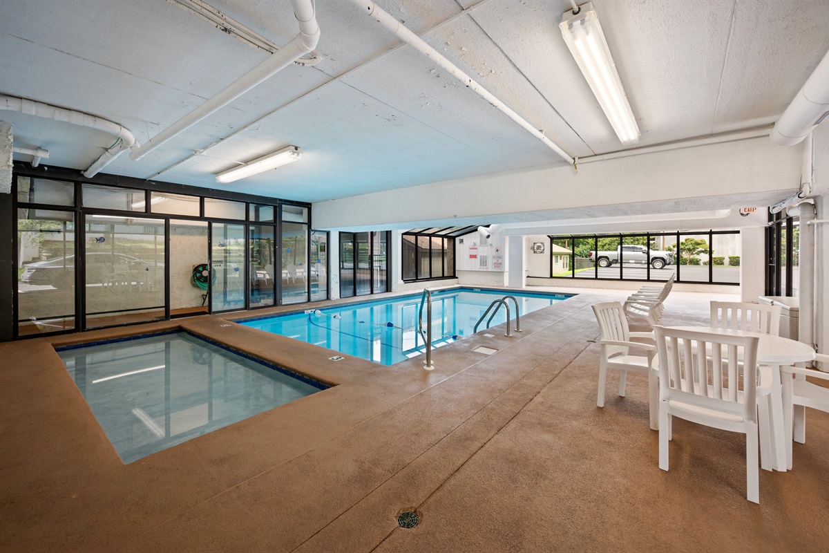 Heated indoor pool – great for year-round enjoyment