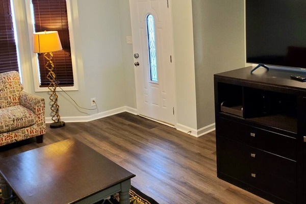 Plenty of seating. High speed internet, 58" TVAll utilities, appliances, toiletries and amenities included. We've got you covered. Bring your favorite company and leave the worries to us. We've thought of everything so you don't have to.