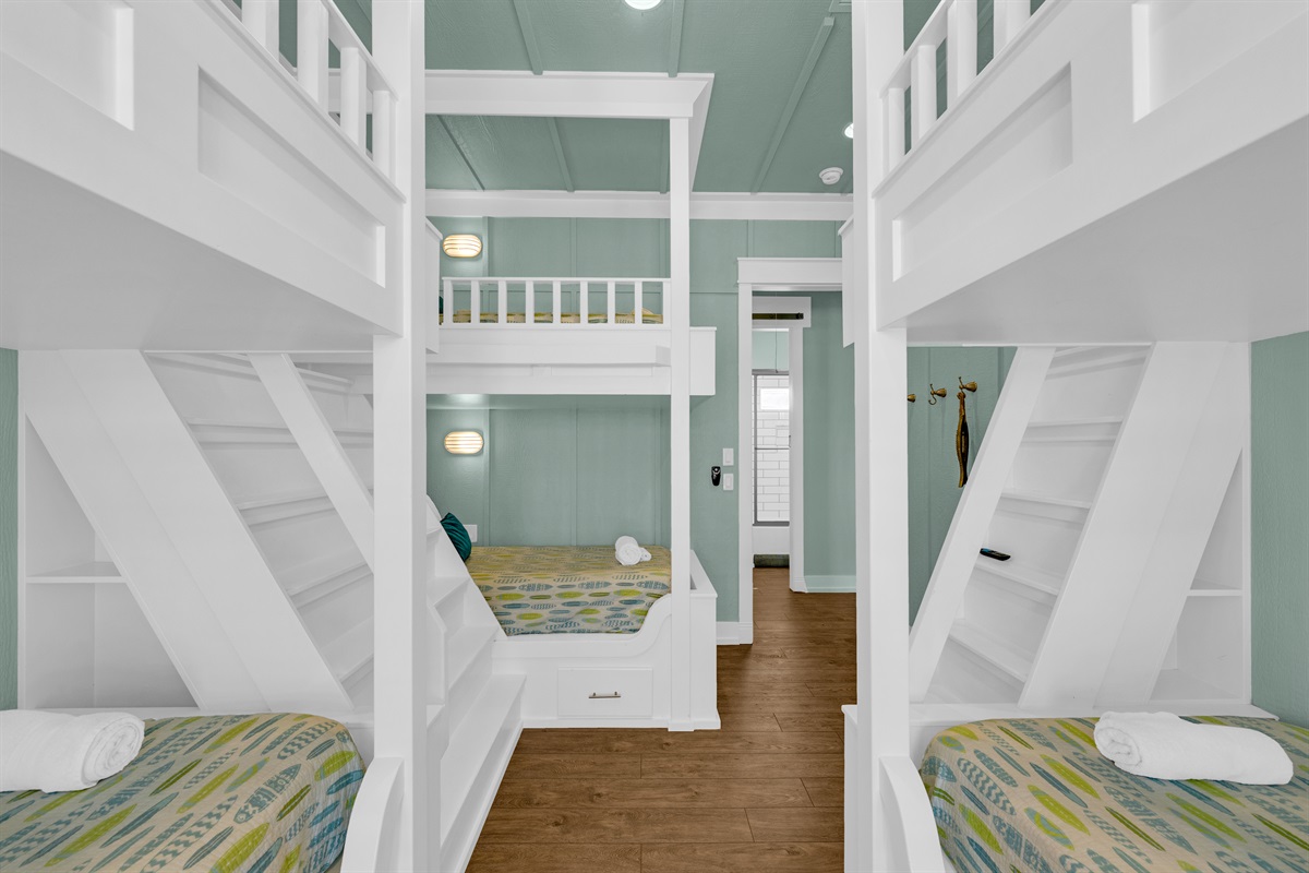 Sea It All: Lofted Elegance | Built-in comfort meets designer charm.