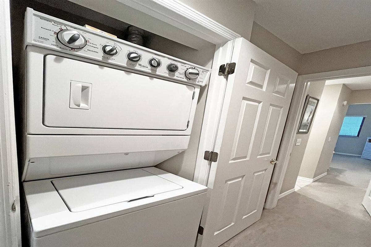 Washer and Dryer in Unit 