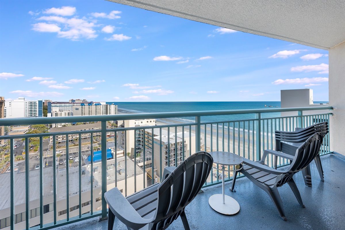 Amazing View from the Balcony!