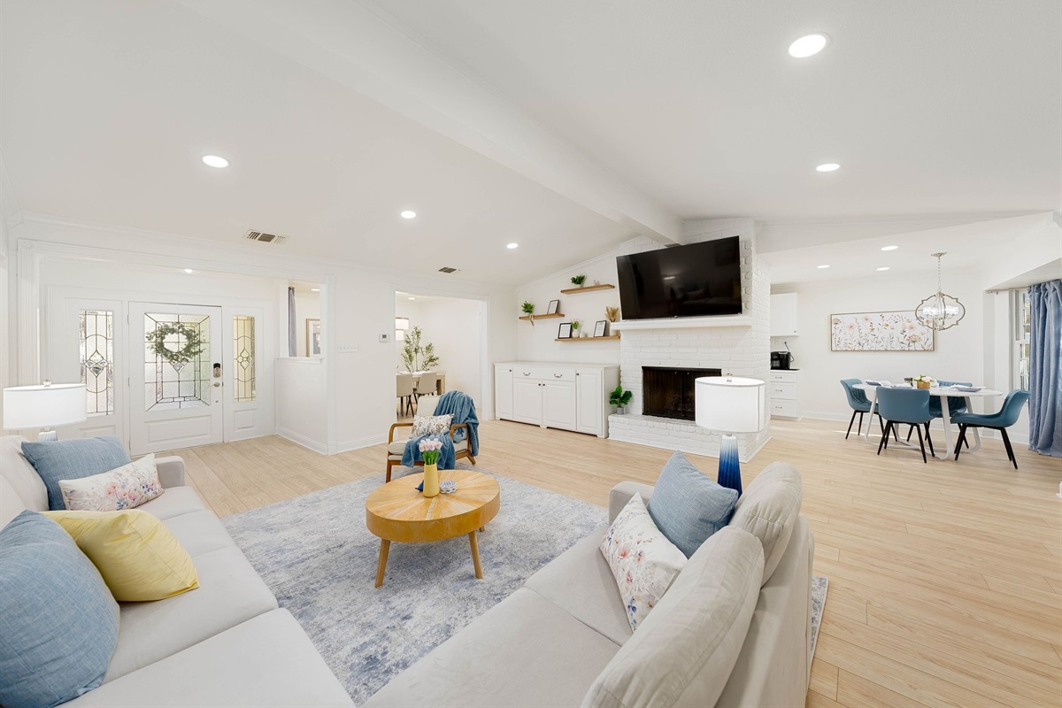 Beautiful open living room