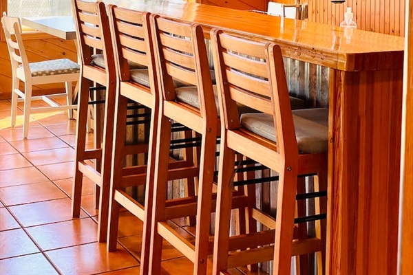 Dining area perfect for group meals and lake house gatherings.