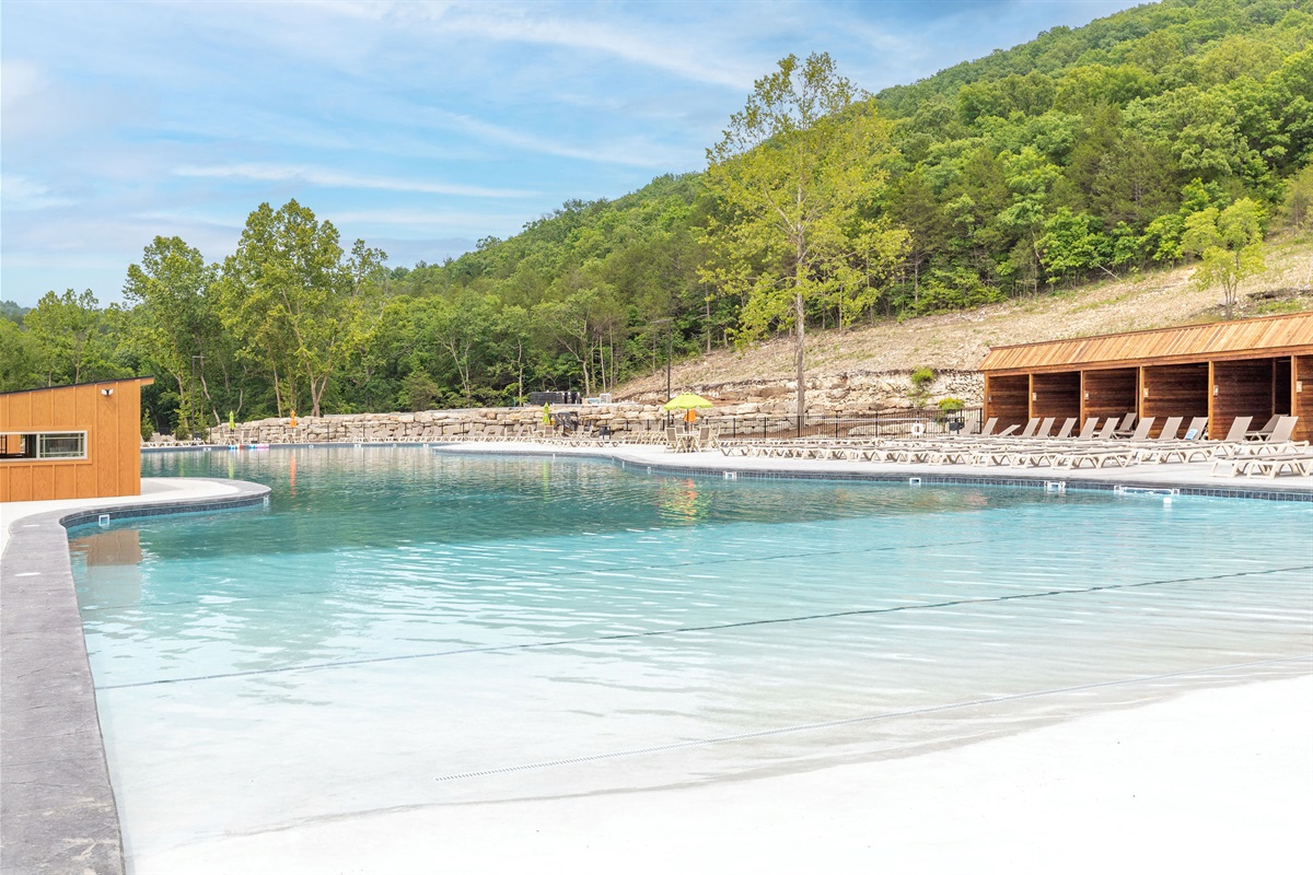 Outdoor community pool