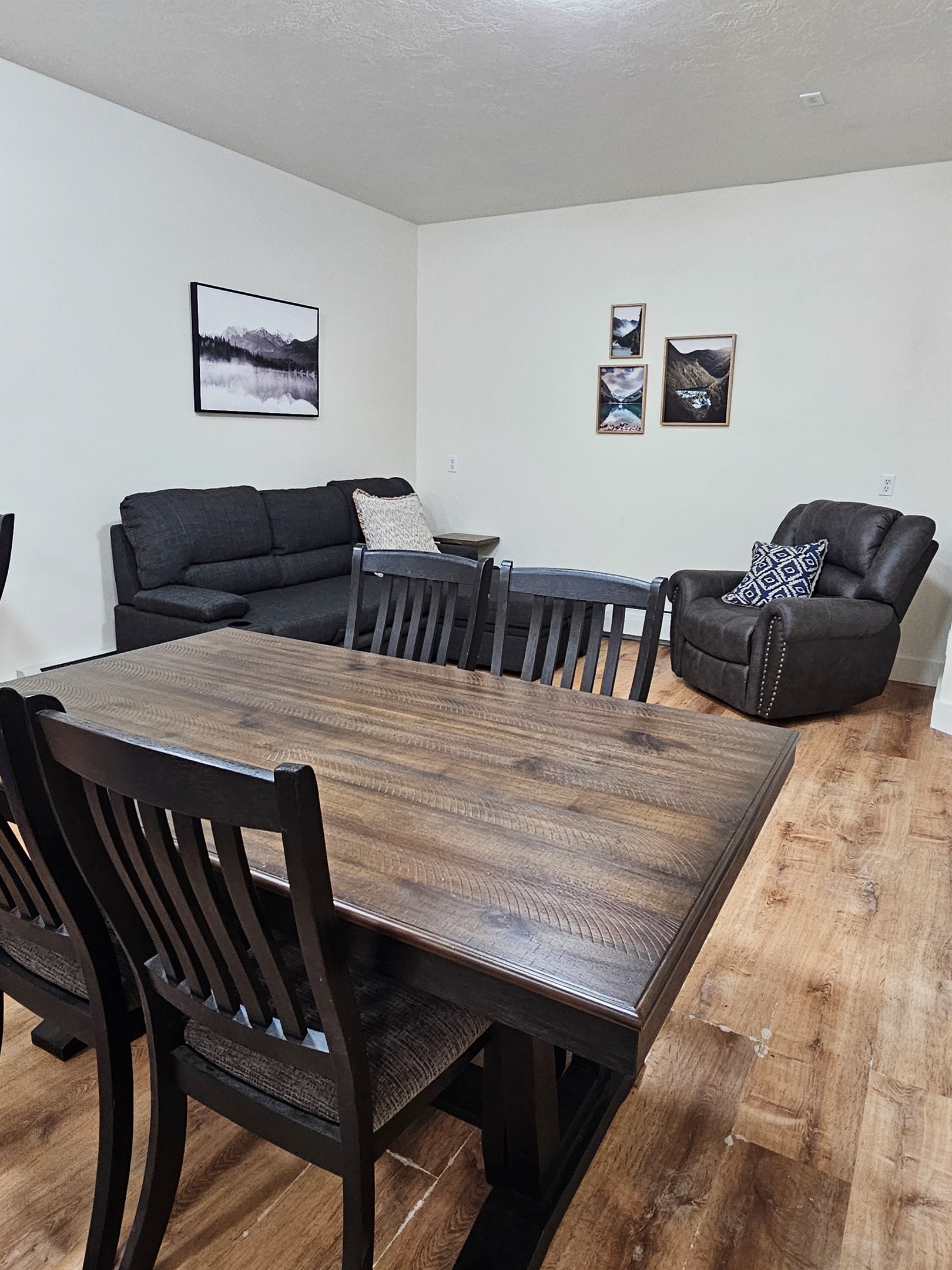 Living Room and Dining Room
