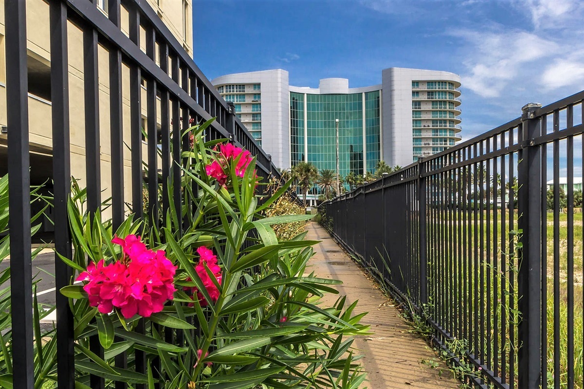 Follow the path to sun and sand. This is the Bella Luna deeded beach access, your direct route to the pristine Gulf Coast.