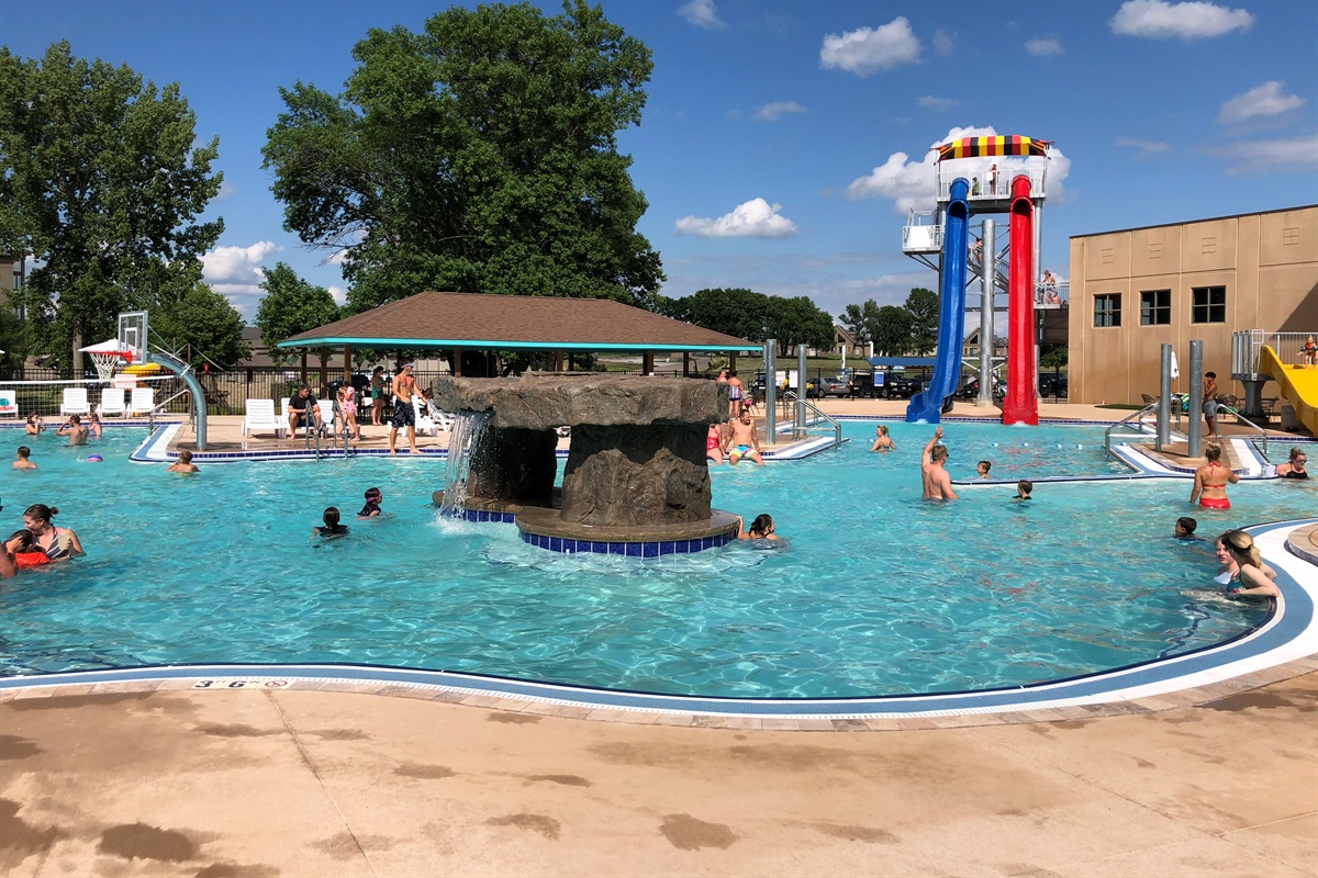 Outdoor seasonal waterpark