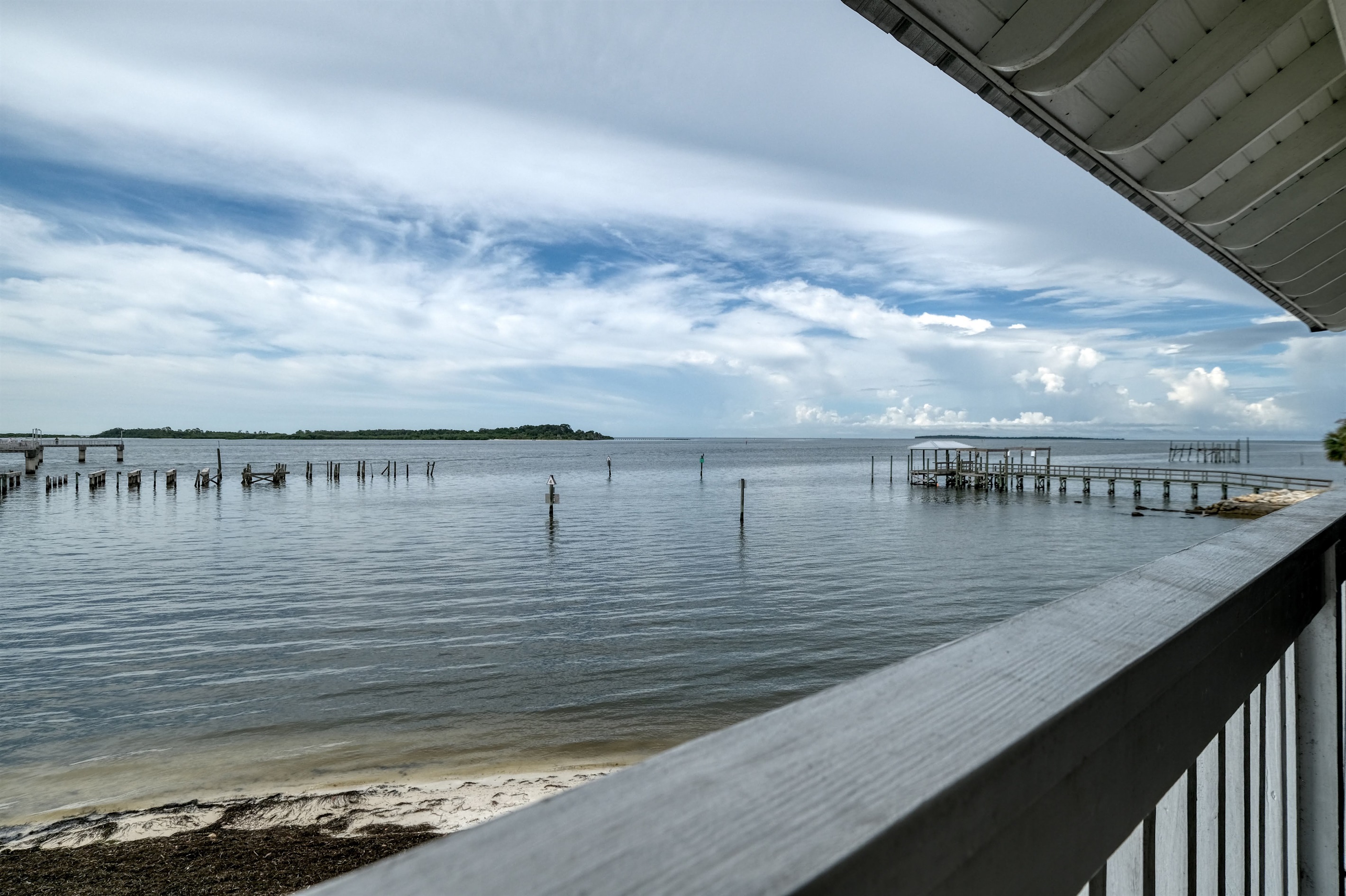 Gulf view from the porch
